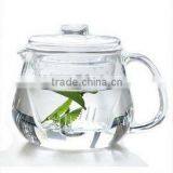 Chinese Glass Teapot Tea Cup With Infuser 500ml