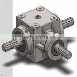 B1102-4 Iron Housing High Quality Bevel Gearbox 15hp thumbnail-1