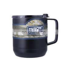 Modern stainless steel car tumbler 14OZ portable mug with custom logo