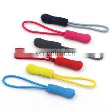 Tabs Plastic Dip Colorful Fancy Silicone Pvc Soft Rubber Zipper Puller