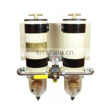 Marine Fuel Water Separator Assembly Dual 1000FG Racor Turbine 75/1000FHX 751000FHX30