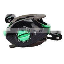 Новый дизайн 6+1BB 7.1:1 передаточное отношение, усилие торможения 6 кг, двойное торможение, металлические CNC-аксессуары двухцветного исполнения, спиннинговый катушка для бейткастинга thumbnail-3