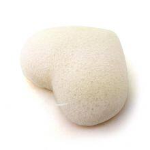 Wholesale White Color Shell Shape Natural Facial Organic Konjac Sponge thumbnail-4