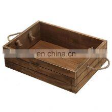 Customized Wine Beer Fruit Decor Storage Wooden Crate Box thumbnail-1