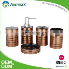 Китайский изысканный внешний вид, PS медная поверхность, цинковые ванные принадлежности в комплекте thumbnail-2