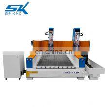 Two Heads CNC Stone Cutting Machine Marble CNC Router CNC Granite Carving Machine thumbnail-2