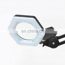 Amazon Hot LED Magnifying Lamp,Adjustable 5X Magnifier Desk Lamp With 3 Colors USB Magnifying Lamp With Adjustable Swivel Arm thumbnail-3