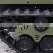 Emulation Tanks Remote Control Brushless DC Motor Chassis Rubber Tracked Undercarriage thumbnail-5