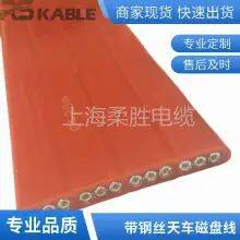 Rousheng Cable Crane Disk Wire Crane Cable Wire 2*25 2*35 With Steel Wire Support Customized Wear Resistance Anti-corrosion Anti-UV Anti-aging Anti-tension thumbnail-2