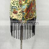 The Latest Tassel Printing Kimono Cardigan Types Ladies' Blouse thumbnail-2