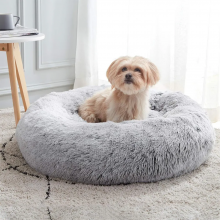 MEOW LOVE MEOW LOVE Cat Dog Nest Plush Round Pet Litter Teddy Winter Warm Supplies Cat Mat thumbnail-2