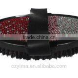 Hot! Bling Horse Body Brush With Pink Gradient Pattern/rhinestone thumbnail-1