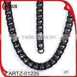 Polish Jewelries Punk Man and Women Necklace Stainless Steel Jewelry Gold Chain thumbnail-5