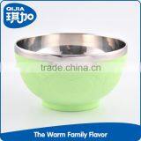 Wholesale Different Size Food Grade Plastic Mixing Stainless Steel Rice Bowl Set for Sale thumbnail-3
