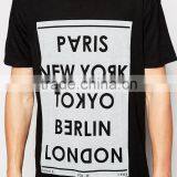 New Wholesale Longline T-Shirt With City Print thumbnail-4
