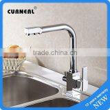 Square Kitchen 3 Way Stainless Steel Water Purifier Faucet thumbnail-1