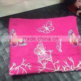 New Fall Spring Fashion Viscose Butterfly Embroidery Scarf thumbnail-5