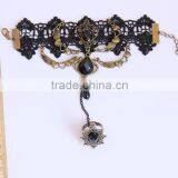 Jewelry Lace Bracelet With One Chain Ring thumbnail-4