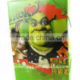 Hot Sale Cartoon Color Art Paper Desktop File Box for Office Stationery Cardboard A4 or FC Size