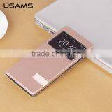 USAMS MUGE Series For XIAOMI 5 Flip PU Leather With Window Back Cover Case MT-5313 thumbnail-5