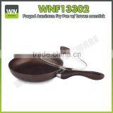 Hot Sale Aluminium Master Pan White Ceramic Fry Pan Compartment Frying Pan With Soft Touch Handle thumbnail-4