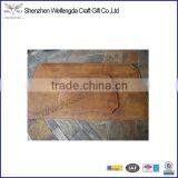 New Design High Quality Antiqe Brown Leather Mouse Pad