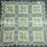Embroidery Floral Lace Design for Tablecloth