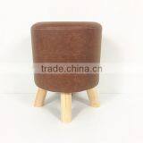 Passed EN 12520 Homemade 4 Legs Bar Footstool Wooden Round Stool thumbnail-2