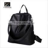 High Quality Black Leather Backpack