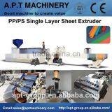 PP, PS Plastic Sheet Production Line With Single-screw