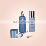 Plastic Cosmetic Packaging Airless Pressure Pump Sprayer Bottle Oval Acryl Series 120ml