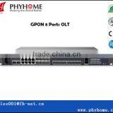 GPON OLT FTTH 1U 8PON Ports Compatible With Huawei ZTE Fiberhome ,BDCOM,ZyXEL thumbnail-1