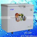 208L Electric Home Appliance Glass Door Smoothie Freezer