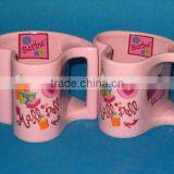 YF28022 Porcelain Heart Shaped Coffee Mug