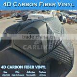 SINO 5FTx98FT Hot Sale Flexible Grey 4D Carbon Fiber Vinyl Vehicle Film thumbnail-4
