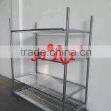 Iron Mesh Material Push Flower Cart Garden Tool Cart TC032 thumbnail-1