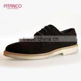 Swede Leather Lace-up Mens Casual Shoes thumbnail-1