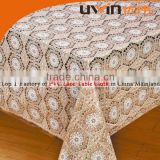 customized linen tablecloth rectangular pvc lace table cloths