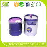 Eco-friendly Round Cardboard Cosmetic Paper Tube Packaging