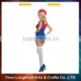High quality wholesale women Mario costume for carnival cosplay sexy costume