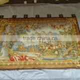 Imitate Handmade Embroidery Scenery Tapestry Wall Hanging thumbnail-1