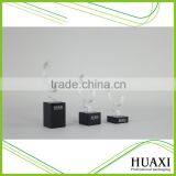Black High Glossy Small Single Wooden Watch Holder Stand