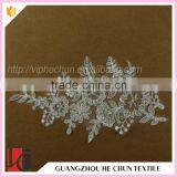 HC-2161-1 Hechun Latest Fashion Flower Shape Sequin Lace Applique Embroidery thumbnail-2