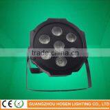 7pcs*3w RGBW LED Flat Par Light LED Wash Effect Indoor Stage Lighting thumbnail-1