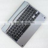 Top Quality Thin Aluminum Alloy Backlight Wireless Bluetooth Keyboard For IPad Air IPad 2.3.4 IPad Mnin thumbnail-1