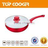 Aluminium Pressed Ceramic Coating Wok thumbnail-1