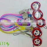 High Quality Defferent Shape Promotional Silicon Keychain