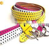2015 Fashion Women Studded PU Belt Rhinestone Belt thumbnail-1