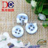 New Fashion Plastic Button Colorful Glossy Plastic Sew Button