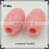 Pink Oval Resin Swimsuit Buckle for Open Sexy Girl thumbnail-1